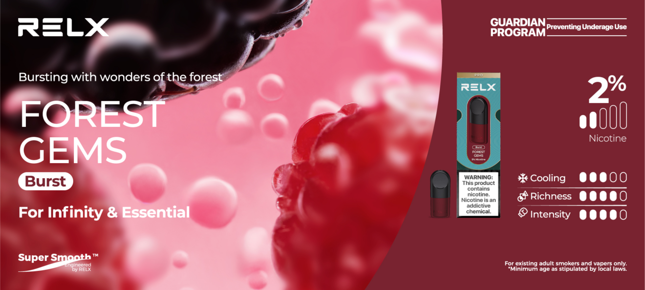 RELX Pod Pro - Forest Gems (Mixed Berry) (2 Pack) | Bay Vape Canada