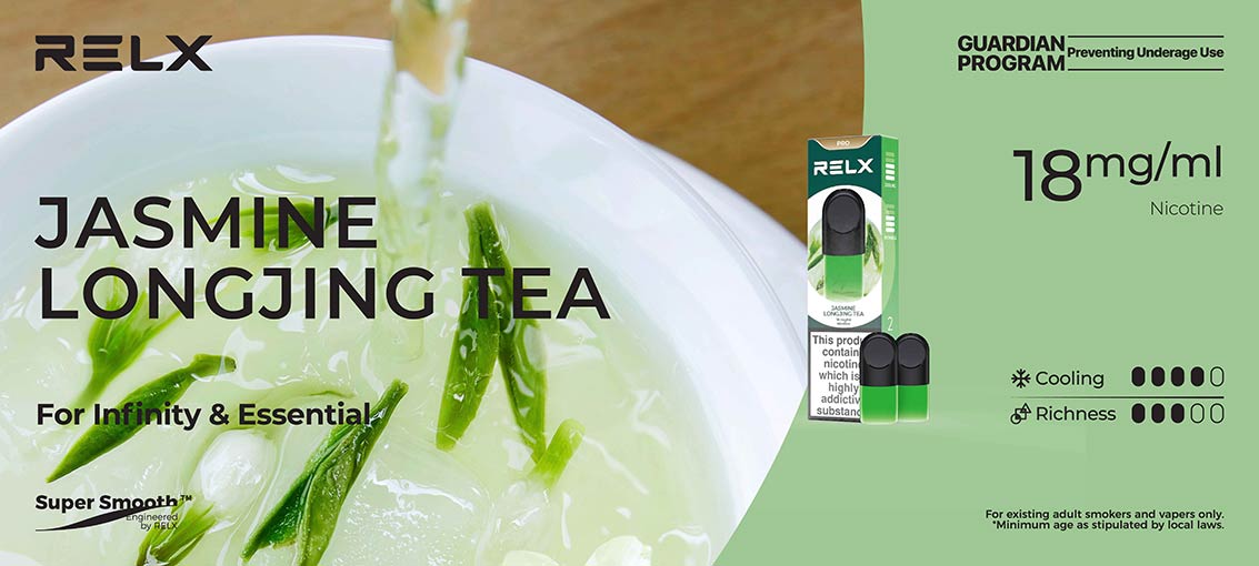 RELX Pod Pro - Jasmine LongJing Tea (2 Pack) | Bay Vape Canada