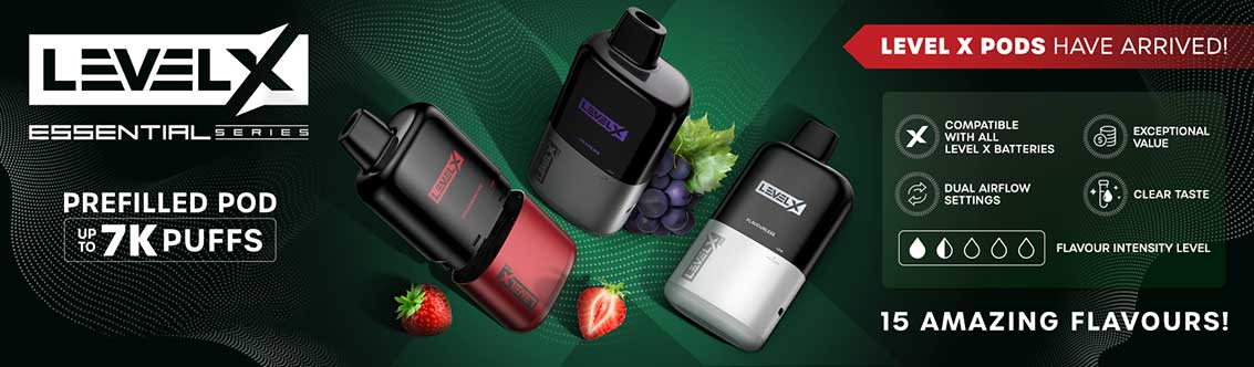 Level X Pod Essential Series - Banane glacée | Baie Vape