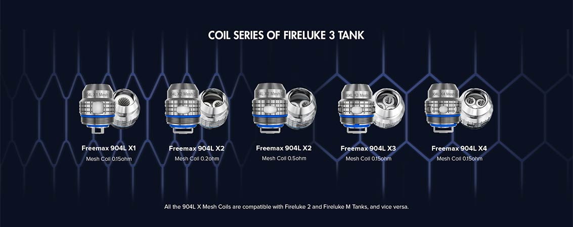 Bobines de maille FreeMax 904L X (paquet de 5) | Bay Vape Canada