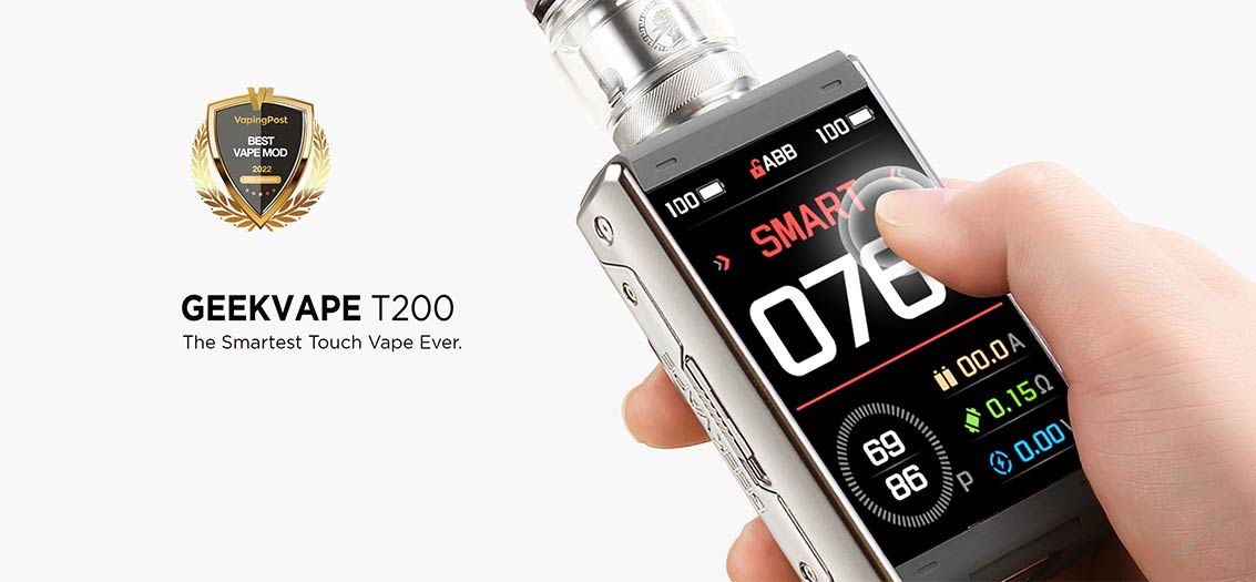 Kit de démarrage GeekVape T200 Aegis Touch | Bay Vape Canada