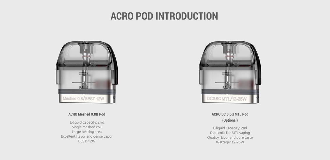SMOK ACRO 25W Pod Kit [CRC] | Bay Vape Canada