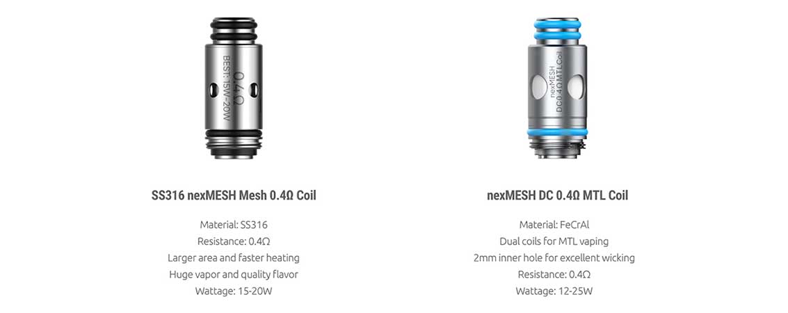 Bobines de remplacement SMOK & OFRF nexMESH - Bay Vape Canada