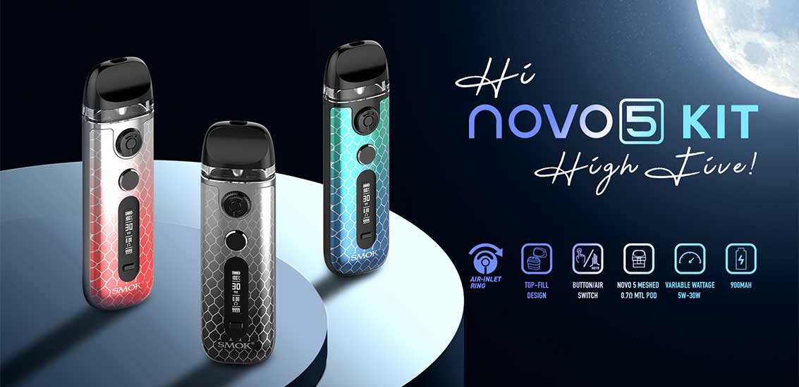 SMOK NOVO 5 30W Pod Kit | Bay Vape Canada