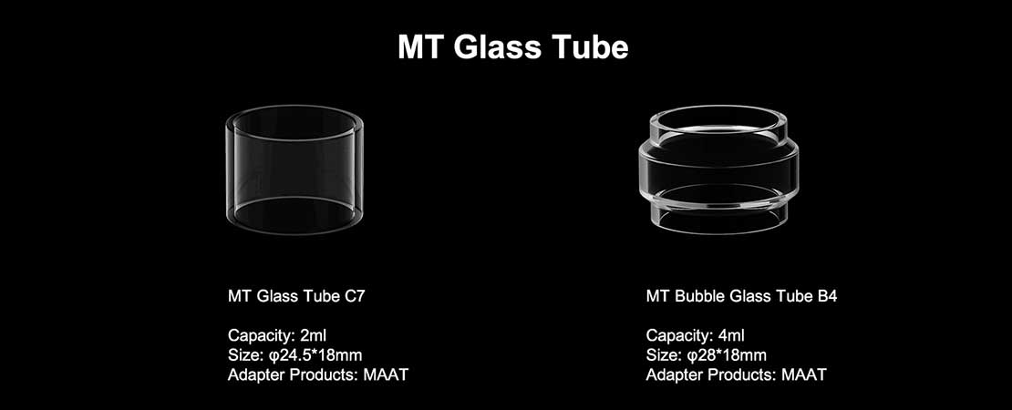 Tube en verre de remplacement de réservoir VOOPOO MAAT | Boutique de Vape Bay