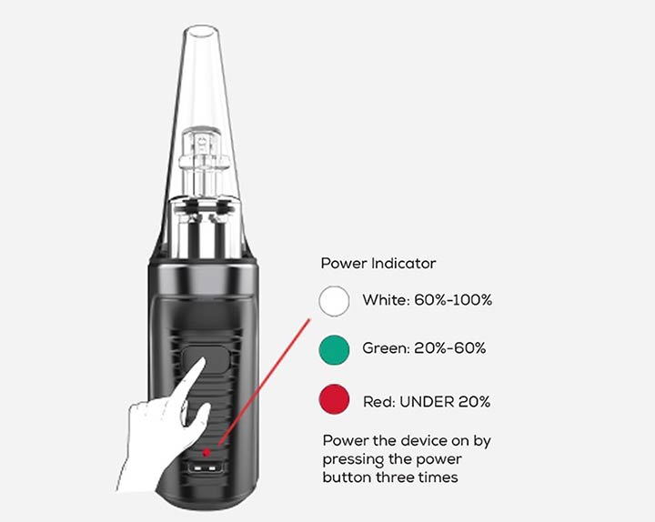 Kit vaporisateur de cire concentré XMAX QOMO | Bay Vape Canada