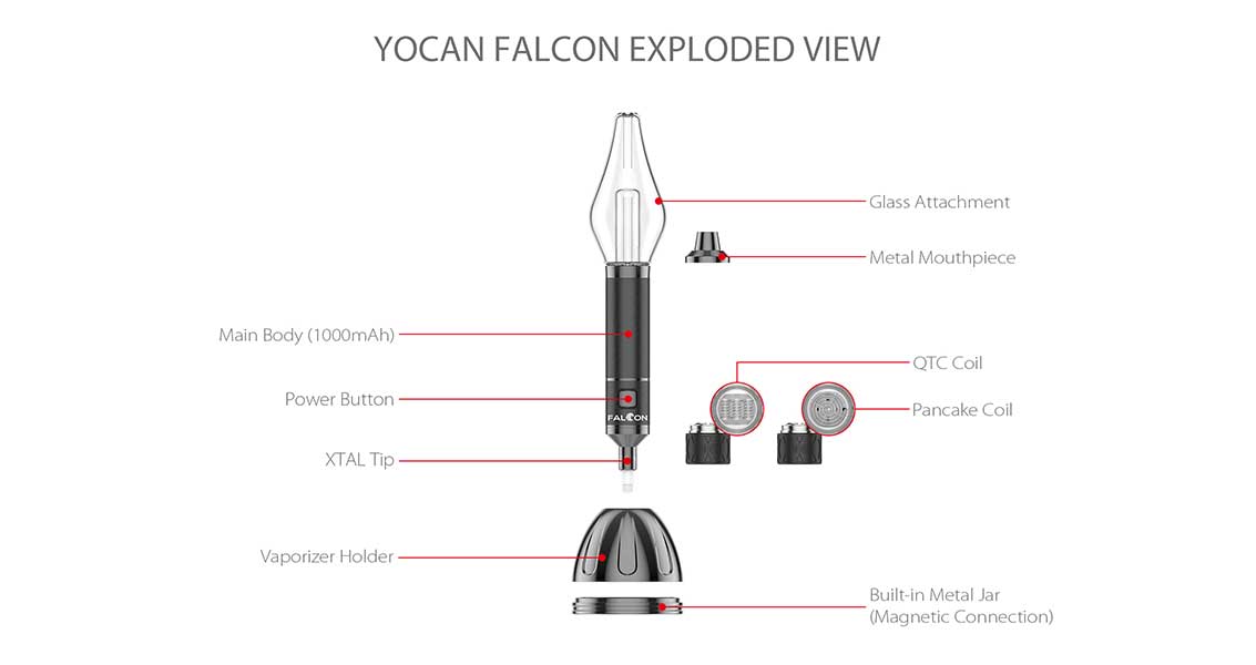 Yocan Falcon Vaporizer Kit | Bay Vape Canada