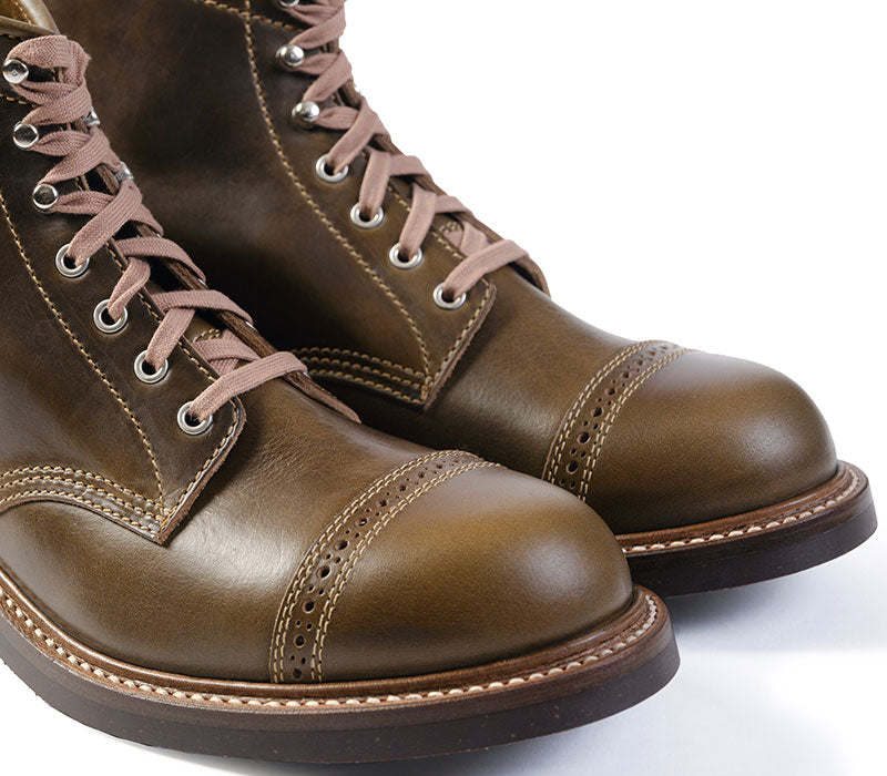 COMBAT BOOTS / HORWEEN LEATHER CXL DARK OLIVE