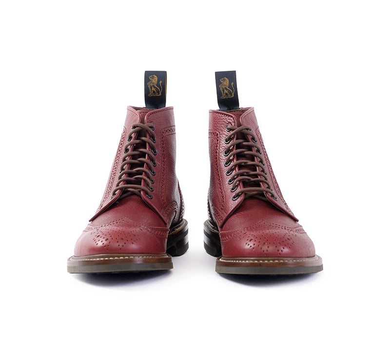 GLOVER BROGUES / CONCERIA 800 VACCHETTA BURGUNDY