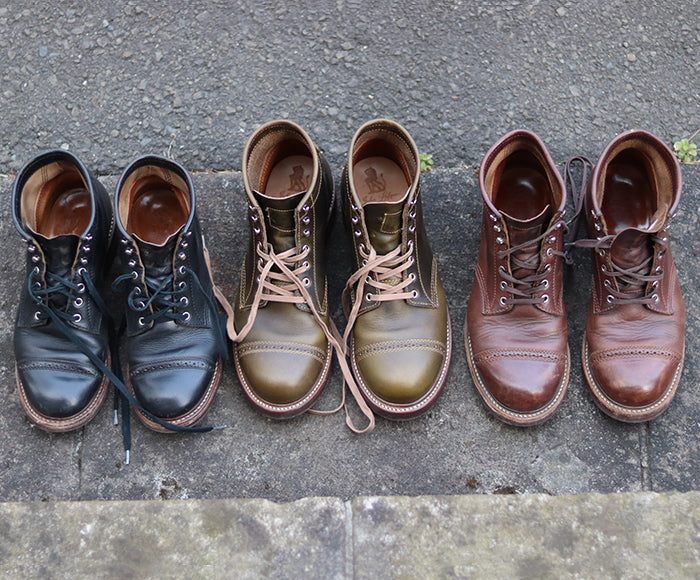 COMBAT BOOTS / HORWEEN LEATHER CXL DARK OLIVE