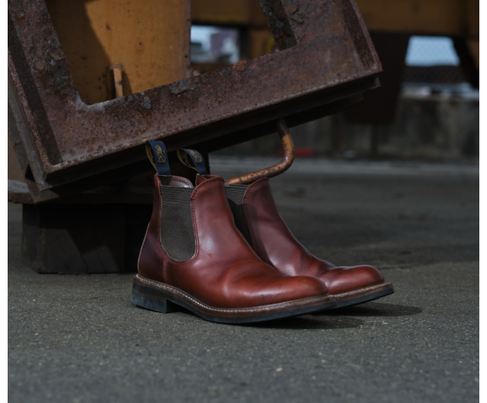 CHELSEA BOOTS HORWEEN LEATHER CXL TIMBER