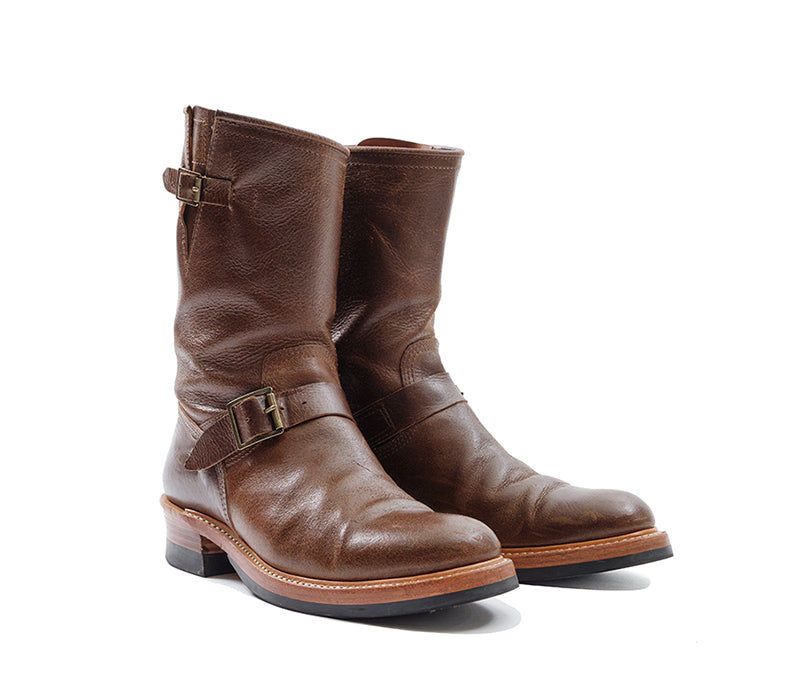 WEBSITE EXCLUSIVE OFFER WABASH ENGINEER BOOTS / HORWEEN SHF HORSEHIDE HAVANA