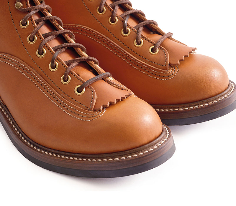 【PRE-ORDER 2024】DONKEY PUNCHER BOOTS / BADALASSI CARLO LEATHER COGNAC