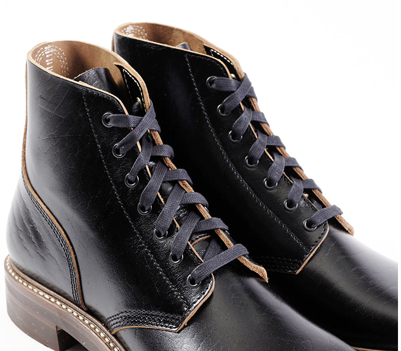 【PRE-ORDER 2024】M-43 SERVICE SHOES / SHINKI HIKAKU BLACK / TEA-CORE HORSEBUTT