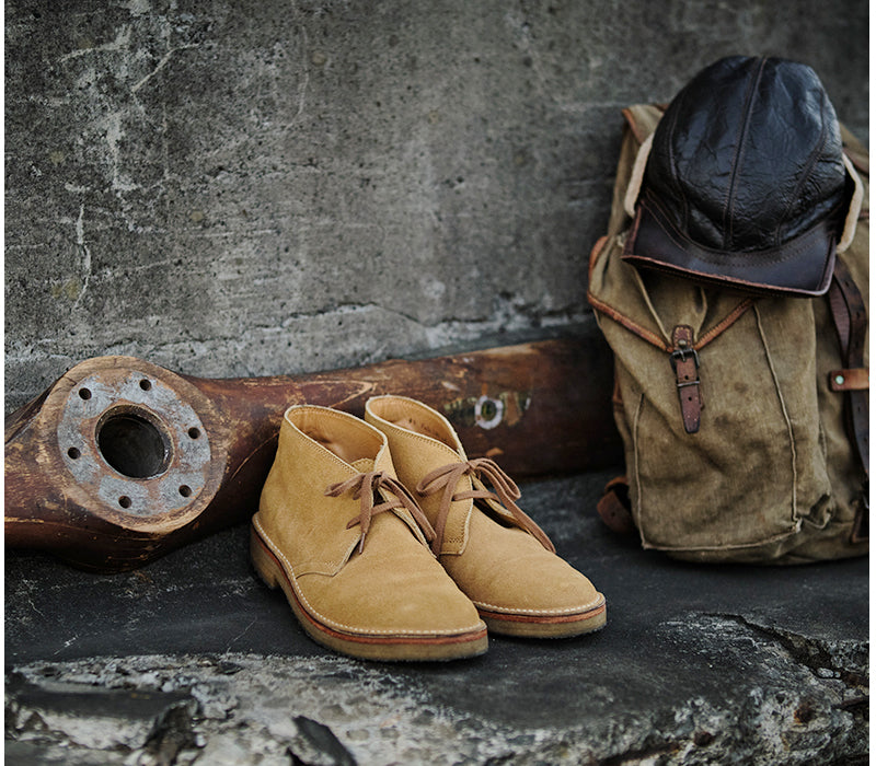 MILITARY DESERT BOOTS / JAPANESE SUEDE SAND