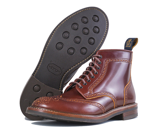 GLOVER BROGUES / SHINKI HIKAKU SHELL CORDOVAN COGNAC