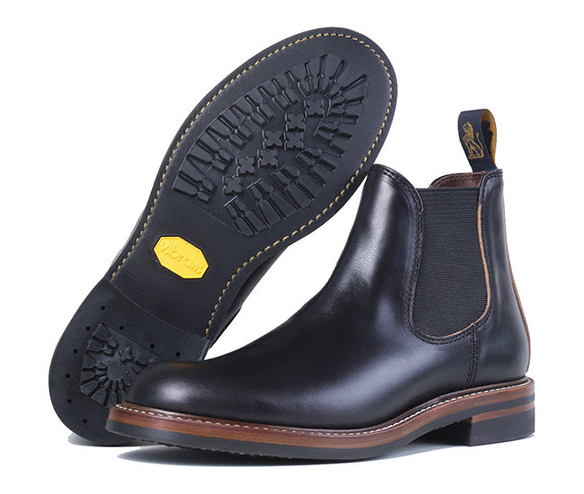 【PRE-ORDER 2024】CHELSEA BOOTS / HORWEEN LEATHER CXL BLACK