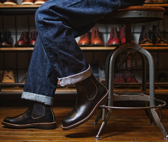 【PRE-ORDER 2024】CHELSEA BOOTS / HORWEEN LEATHER CXL BLACK