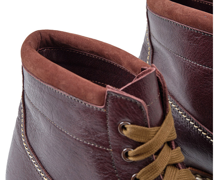 MONTAGNA HIKING BOOTS / SHINKI HIKAKU HORSEHIDE / DARK BURGUNDY