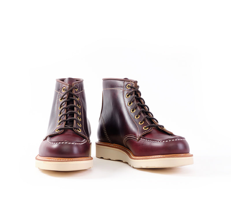 MOC TOE BOOTS / HORWEEN LEATHER CXL BURGUNDY