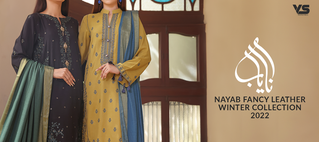 Nayab Fancy Leather Winter Collection with Shawl 2022