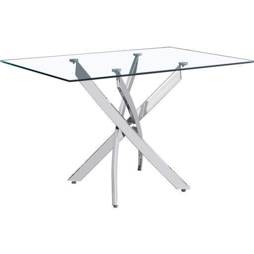 Table de repas 52861CR - ROMI Argent - Lot de 1