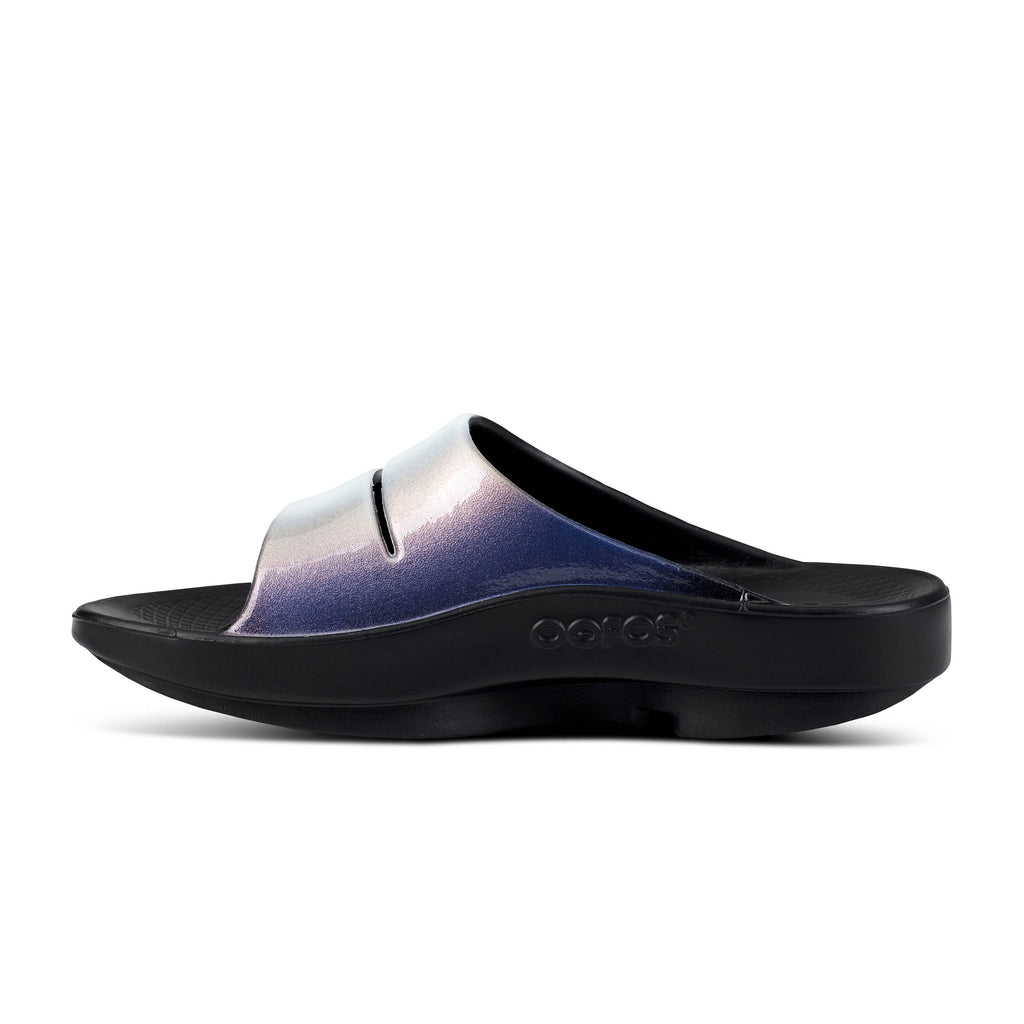 OOahh Luxe Slide in Calypso – Tenni Moc's Shoe Store