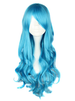 long curly costume wig