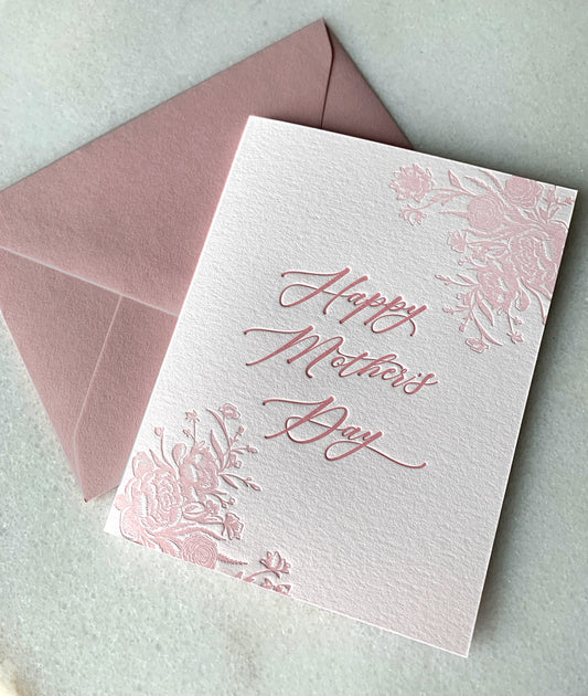 Mother's Day Letterpress Greeting Card