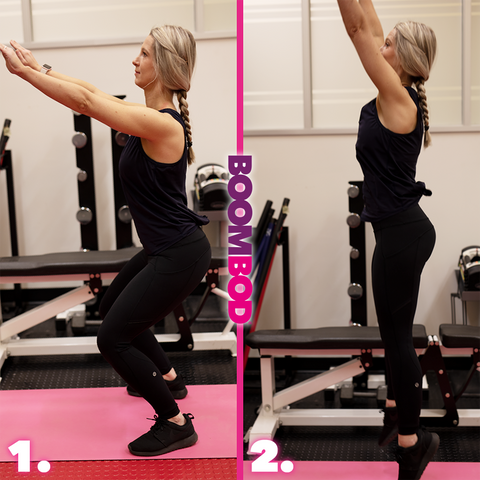 boombod 4 minute workout burpees