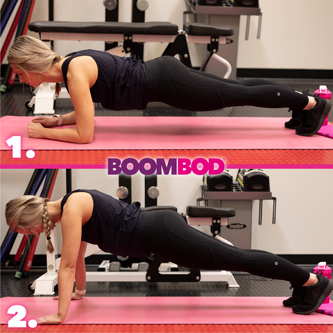 boombod 4 minute workout plank