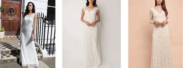 Sheath and Column Bridal Dress