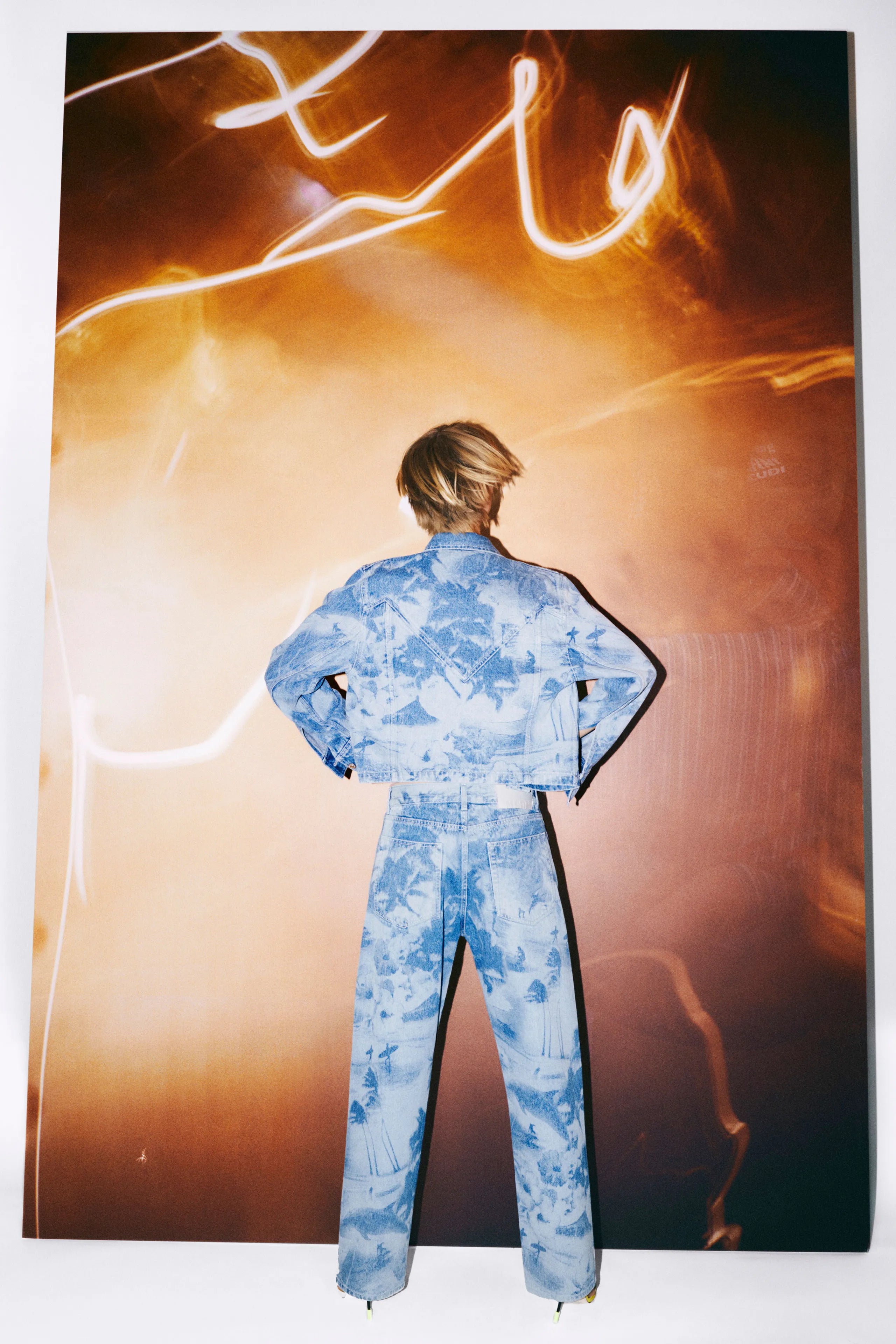 MSGM Resort 2023 Abstract Tie Dye Print