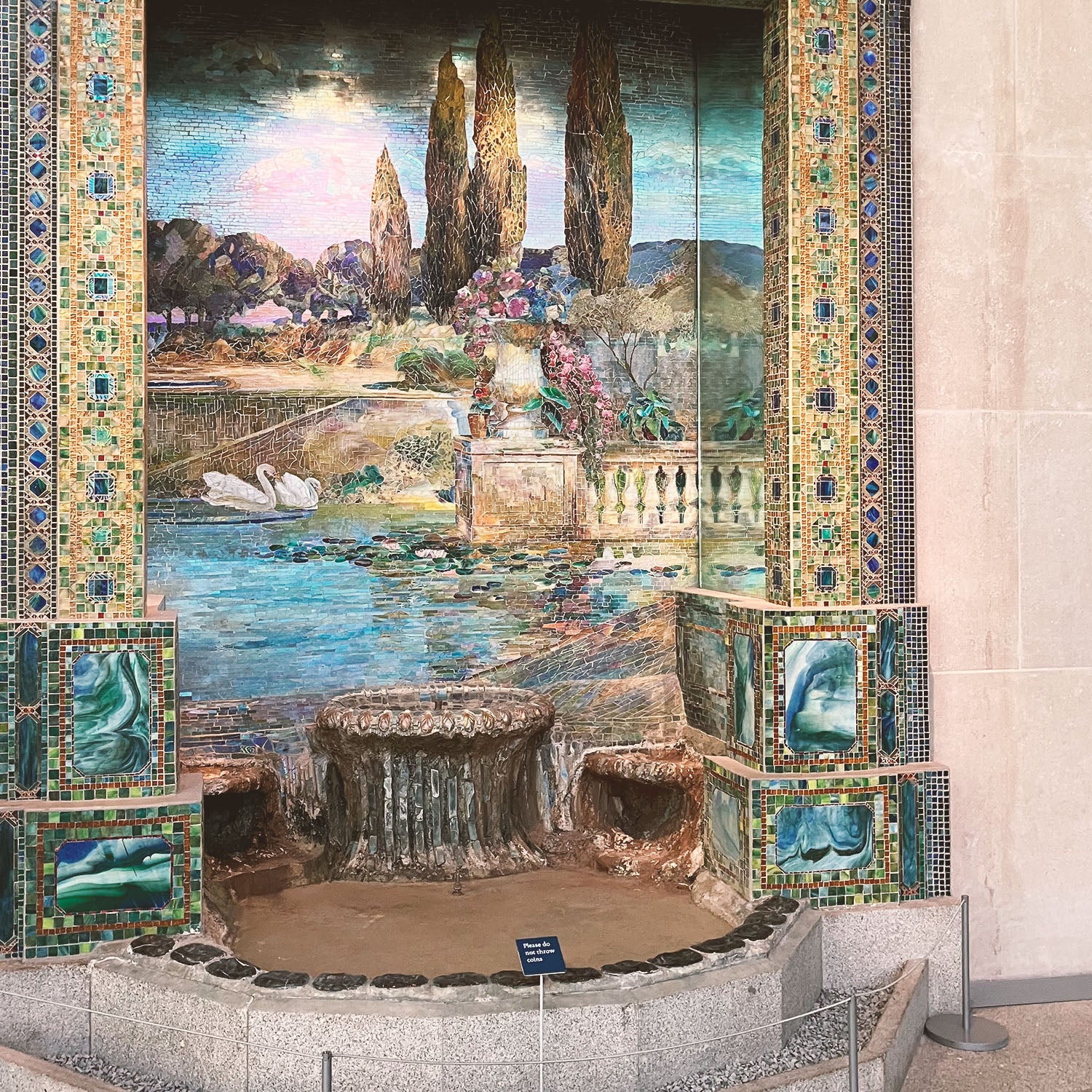 ic: Water Fountain - American, 1918, Louis Comfort Tiffany