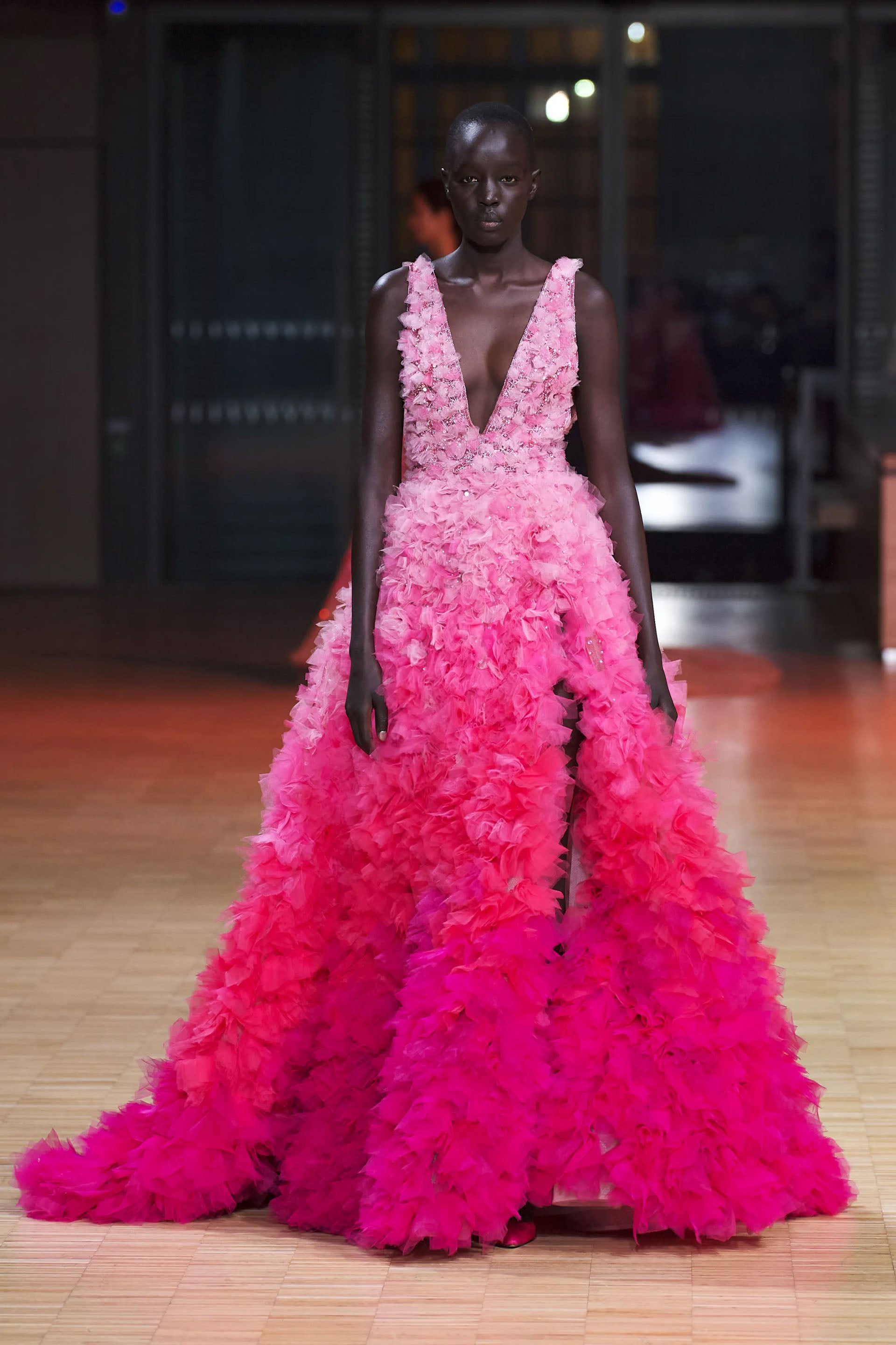 ic: Elie Saab Ombre Gown