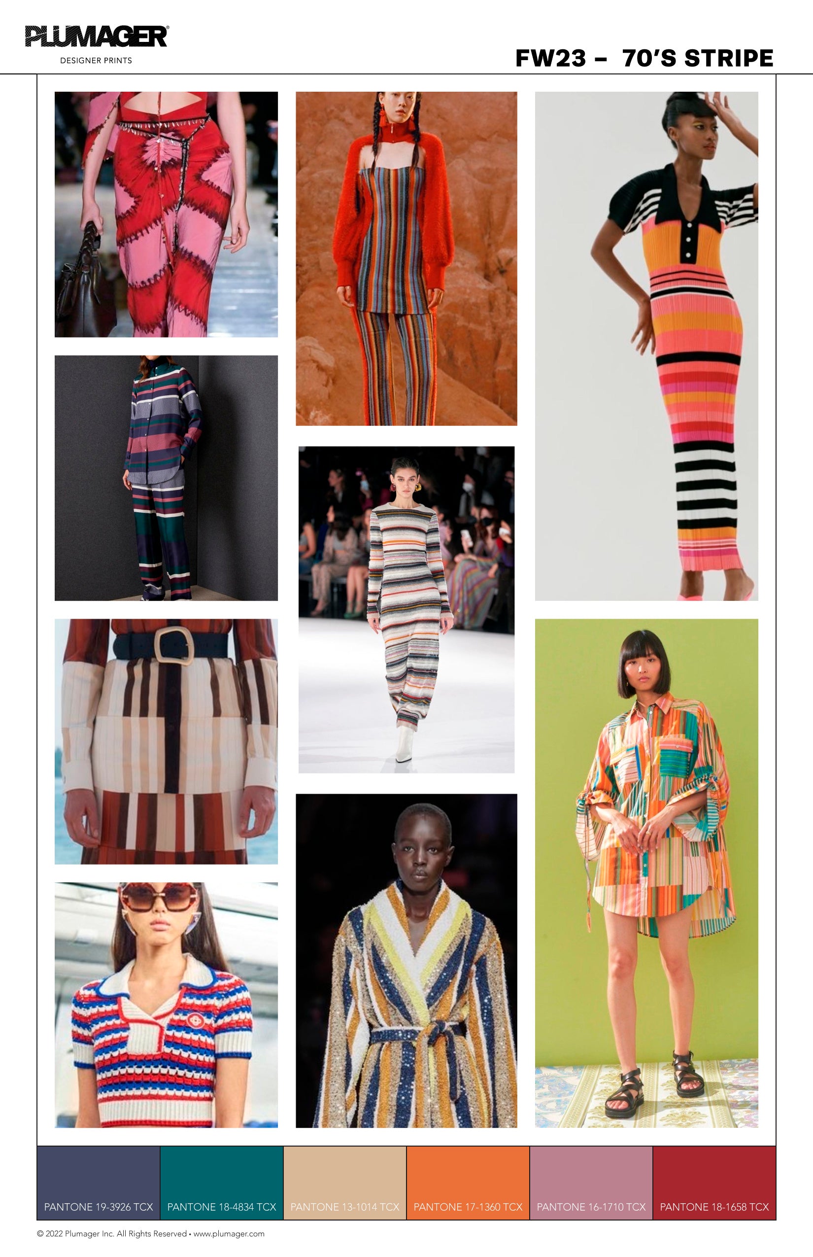 Trend Forecast FW23 - 70's Stripe