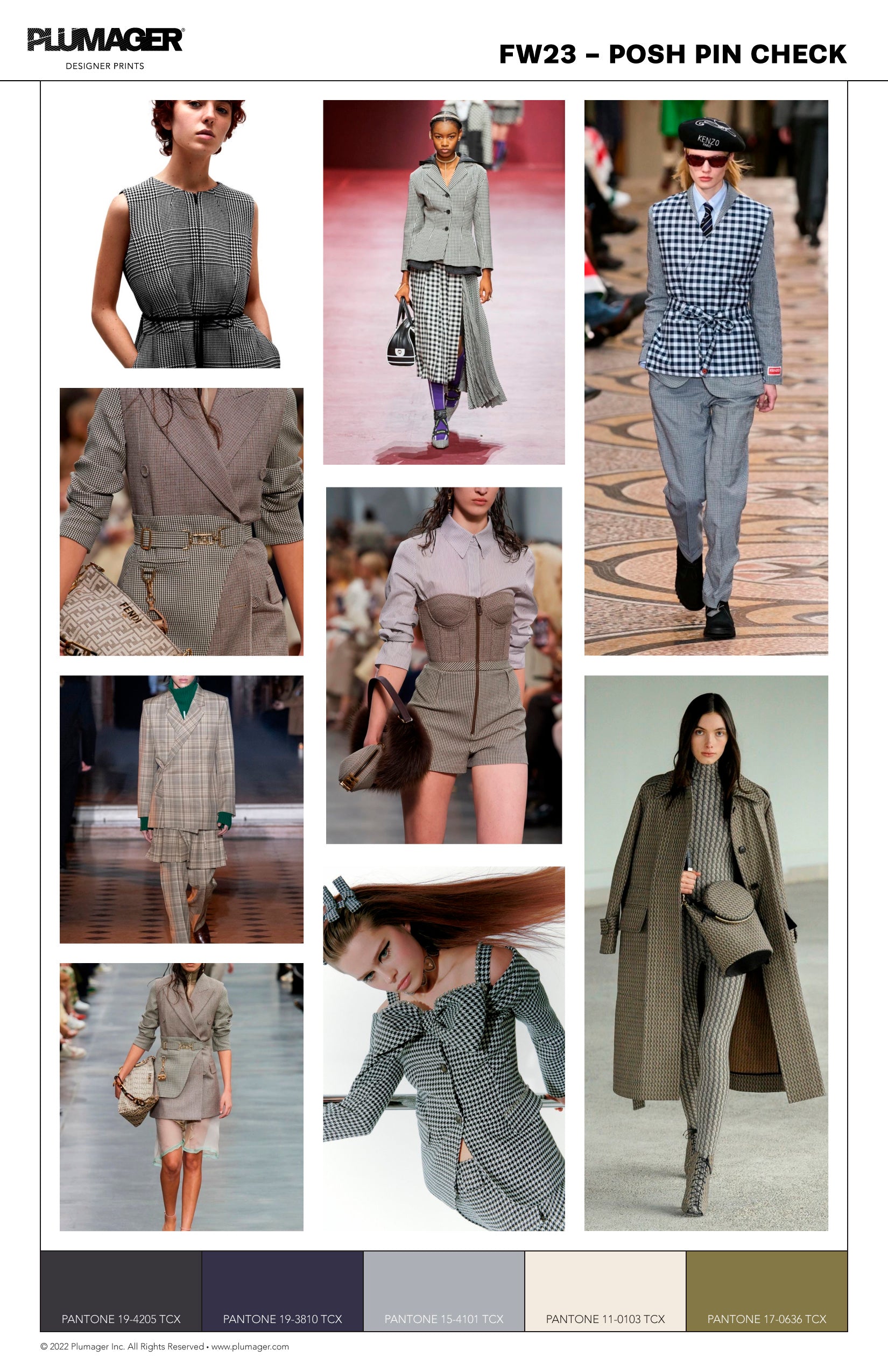 Trend Forecast FW23 - Posh Pin Check