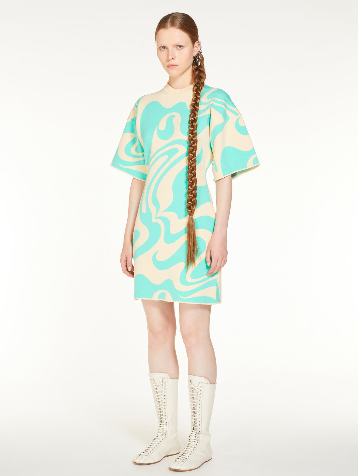 ic: Sportmax Pastel Print Dress
