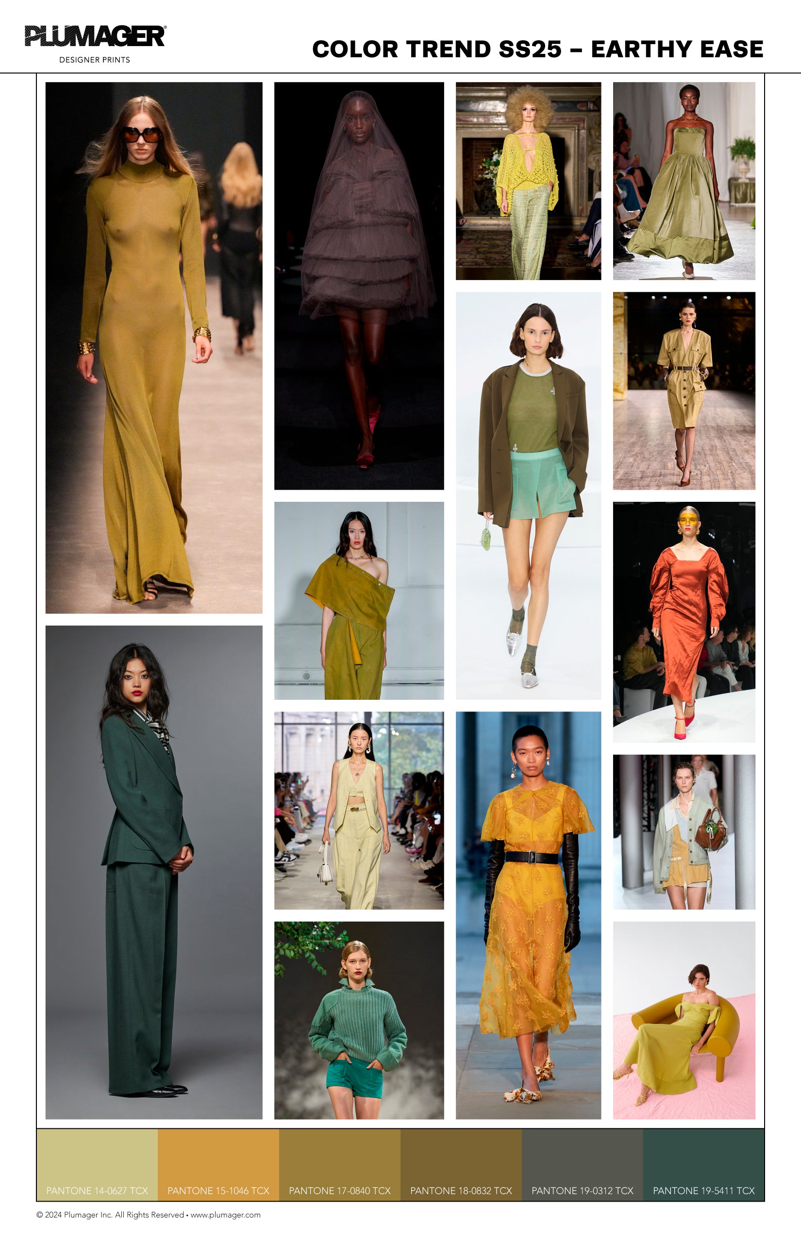 SS25 Print Textile Color Trend Report - Earthy Ease