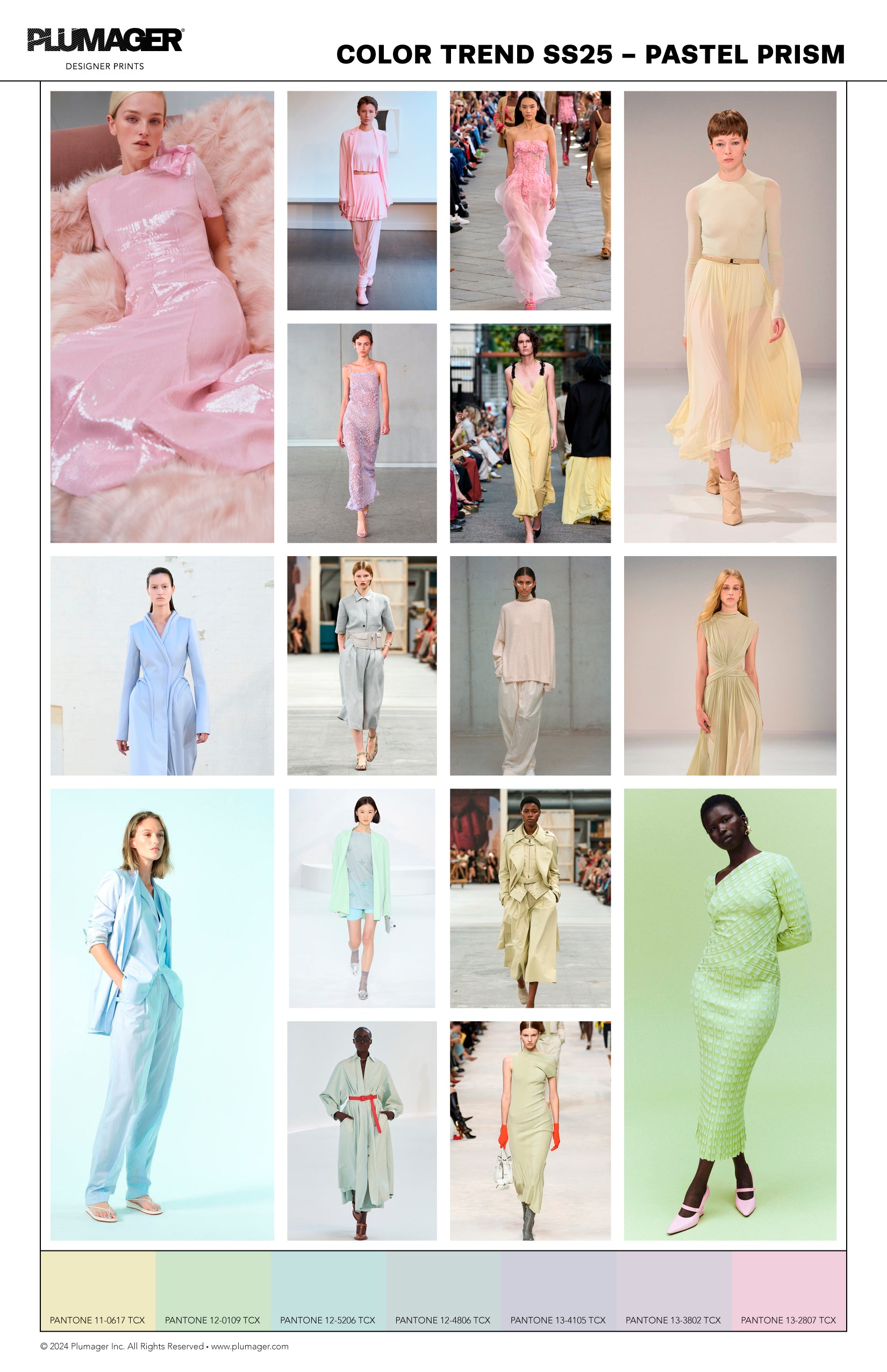 SS25 Print Textile Color Trend Report - Pastel Prism