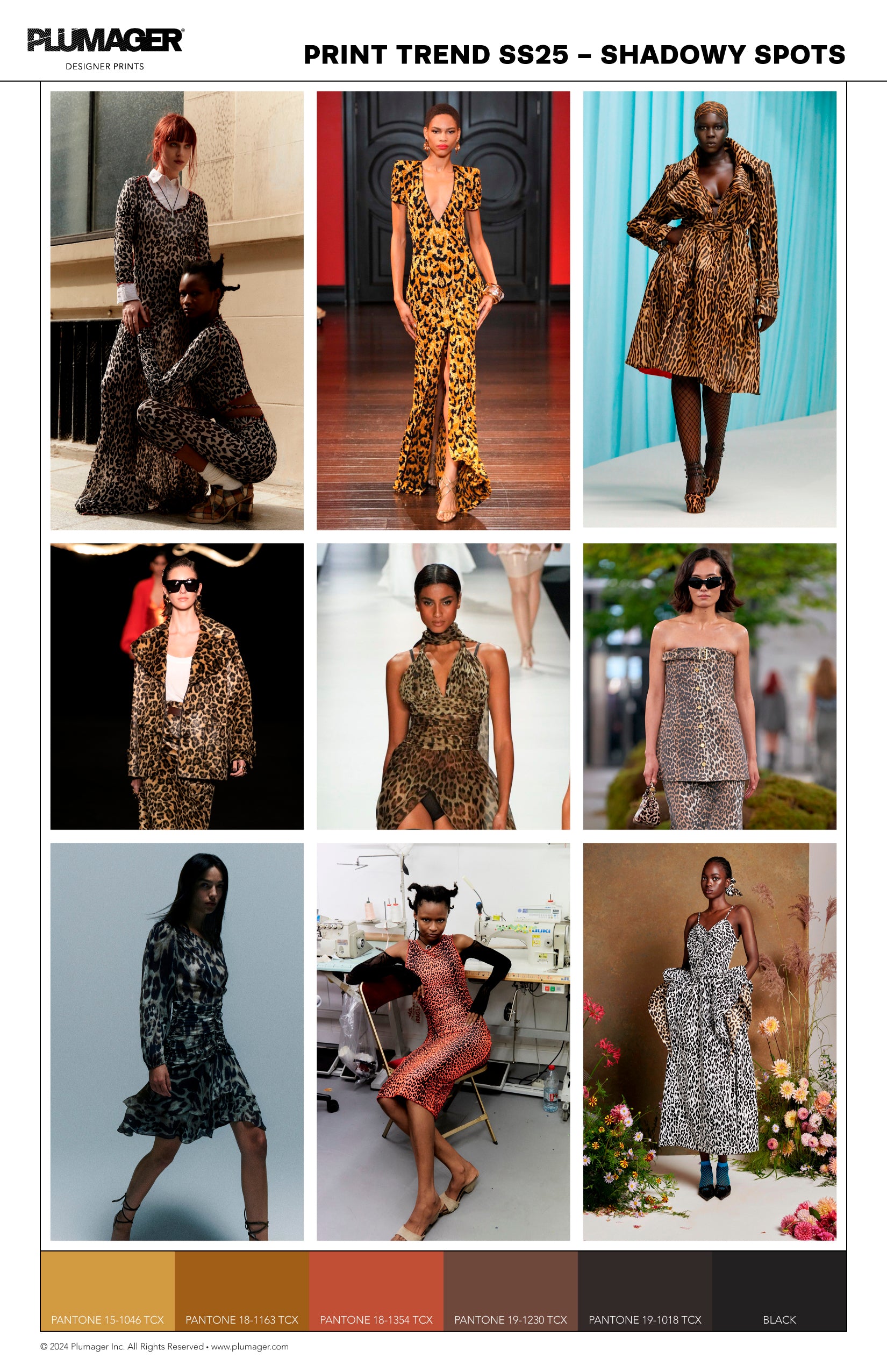 SS25 Print Textile Color Trend Report - Shadowy Spots