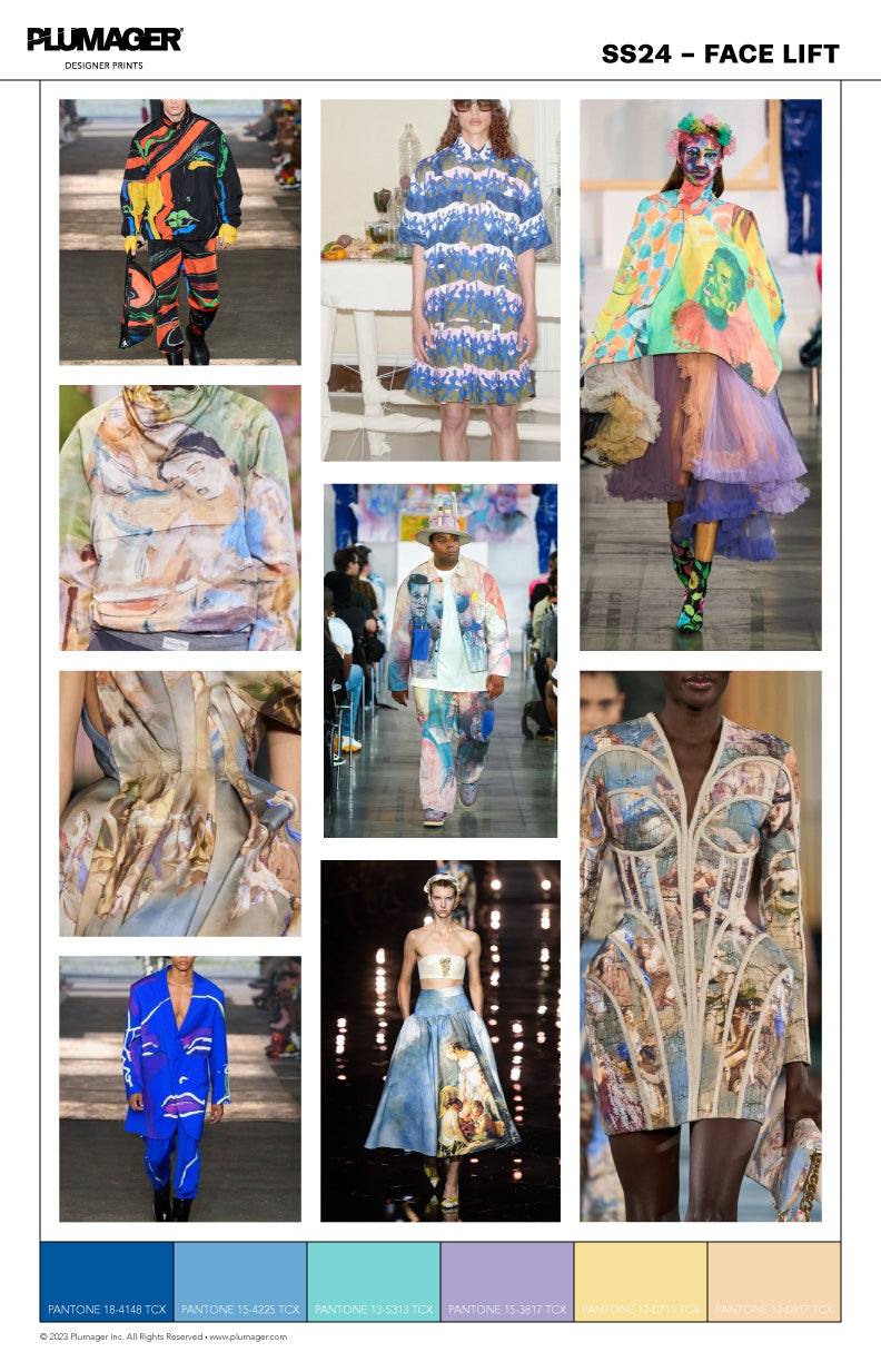 SS24 Print Textile Trend Report - Facelift Conversationals