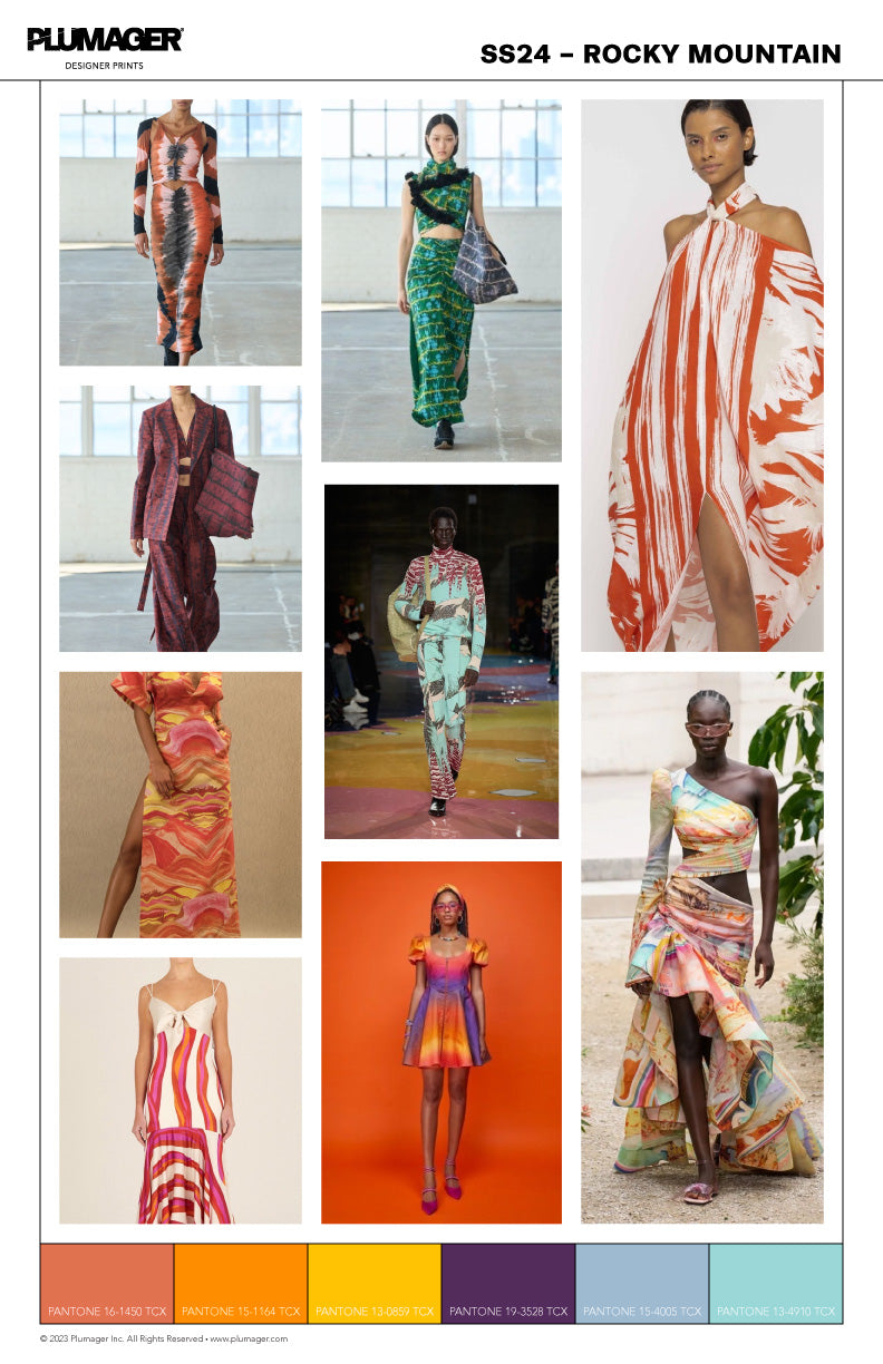 SS24 Print Textile Trend Report - Rocky Mountain Texture