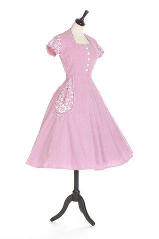 ic: Bruyère. Dress. Mid 1950s. Kerry Taylor, Bermondsey, London, SE1 4PR. Bloomsbury Fashion Central