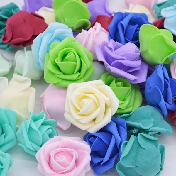 30pcs Lot 4 5cm Pe Foam Roses Handmade Diy Wreath Wedding