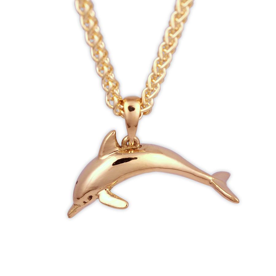 18K Gold Dolphin Pendants | Gold Dolphin Jewelry | G&D Unique Designs