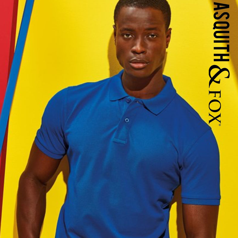 Asquith & Fox Mens Fashion Polo Shirt AQ010 Natural