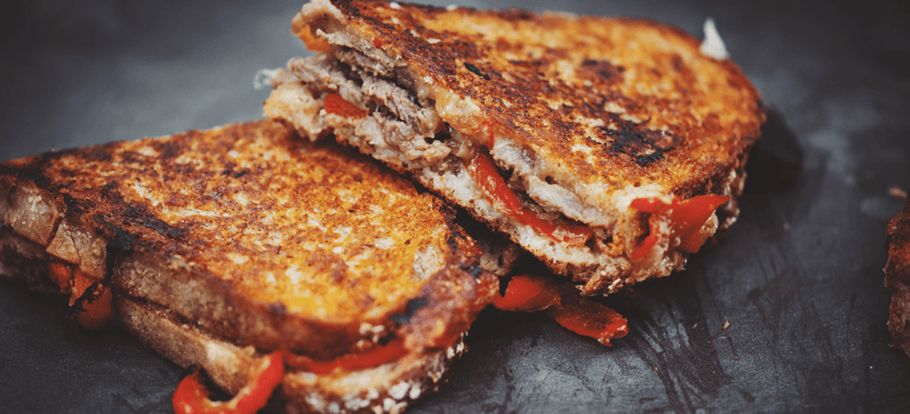 grilled cheese with beef