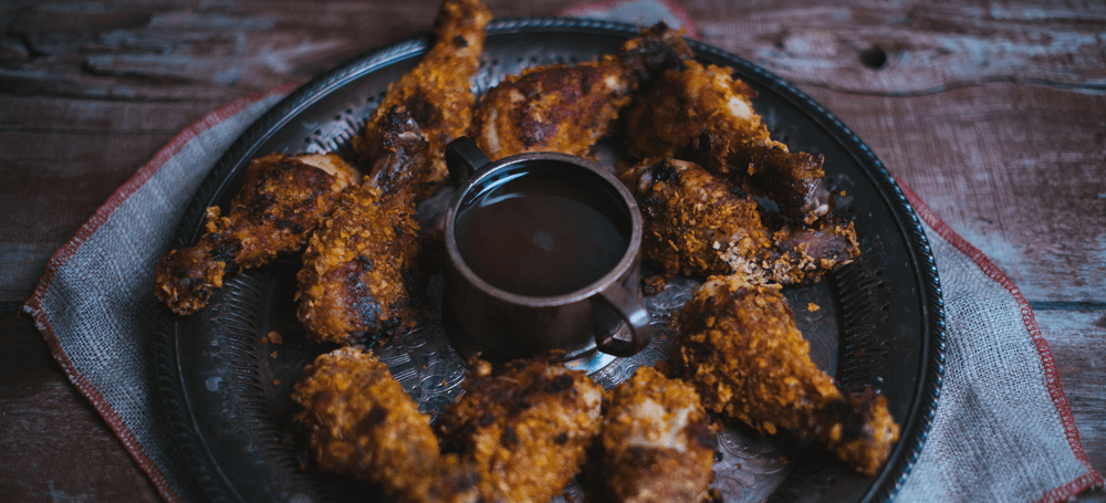 breaded chicken drumsticks