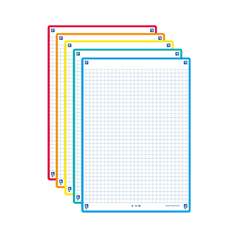 Flashcard Oxford 2.0 75x125mm 80 feuilles 250g ligné vert 80 Vel